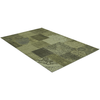 Cosmo grön - flatvävd matta
