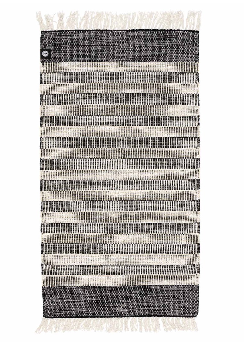 Morgan Antracit 75x270 cm Bomullsmatta