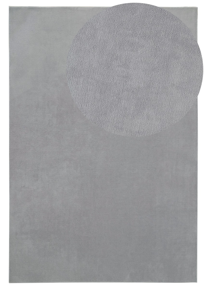 Comfy Silver 140x200 cm Tvättbar Ryamatta
