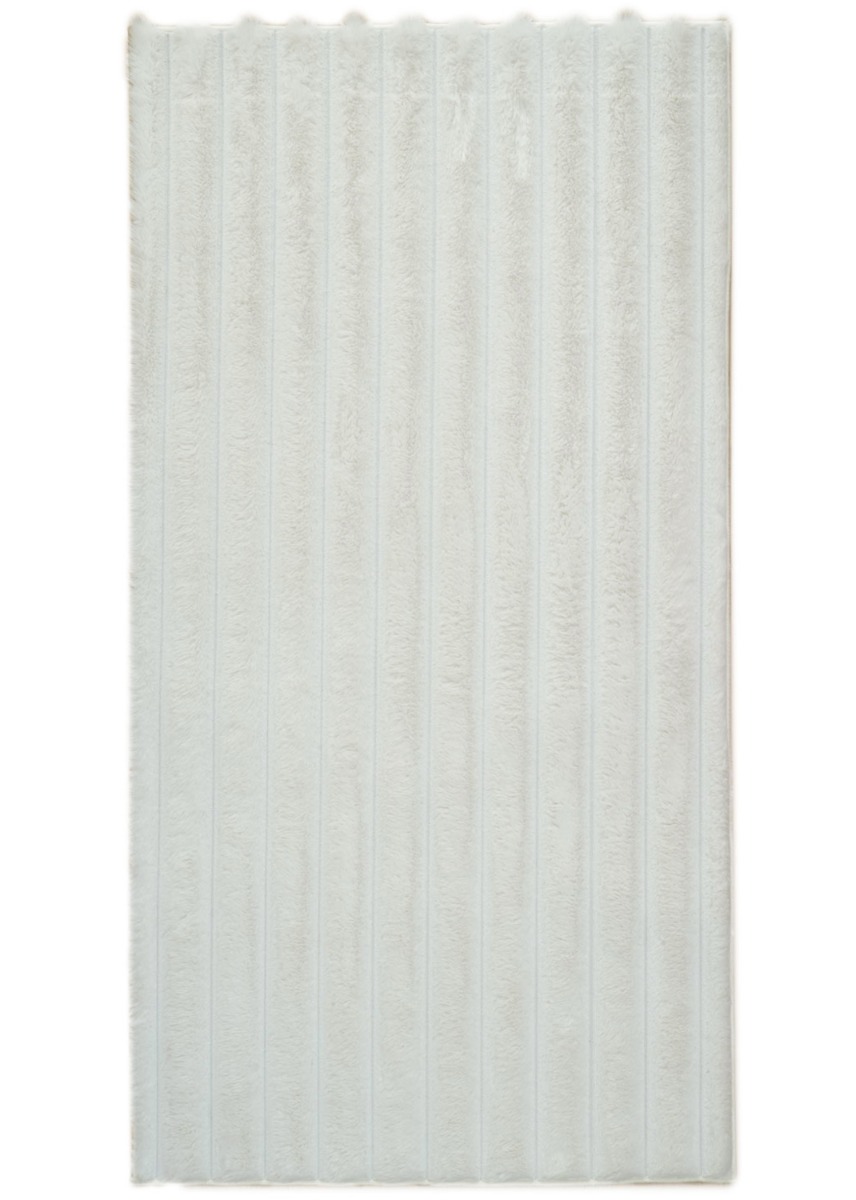 Rabbit Stripe Offwhite 80x300 cm Pälsmatta
