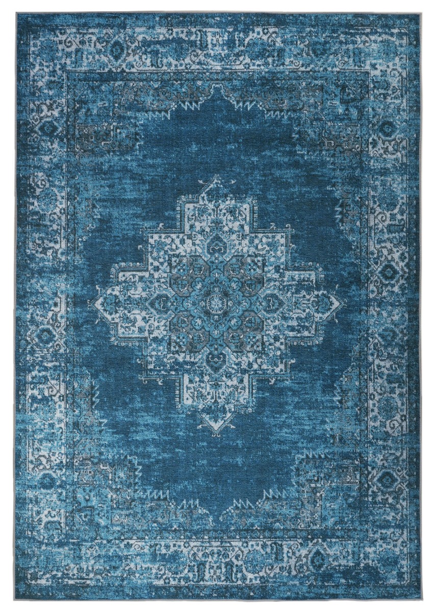 Vero Rest Blå 160x230 cm Wiltonmatta