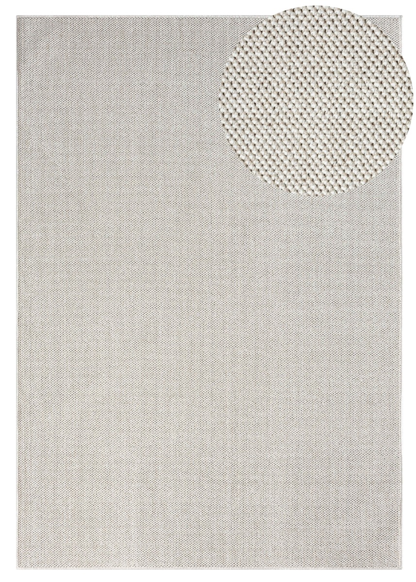 Tokyo Offwhite 280x380 cm Ullmatta-look
