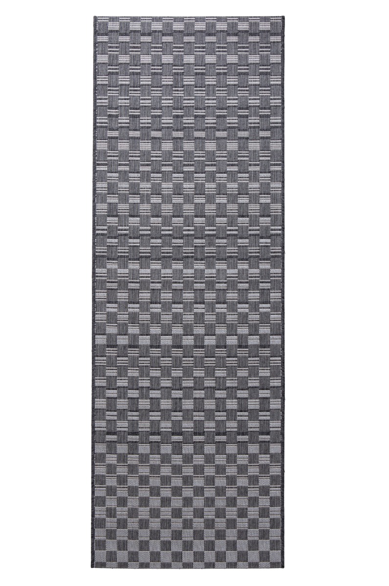 Lando Grå 80x220 cm Inom- och Utomhusmatta
