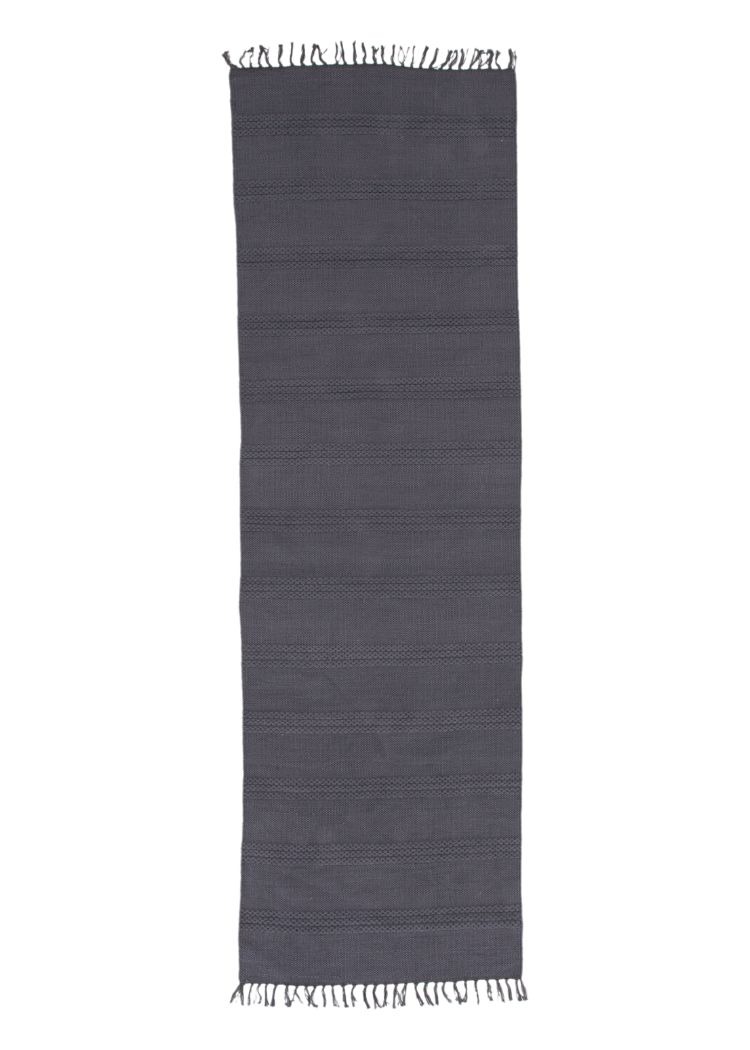 Rosita Grå 80x250 cm Bomullsmatta