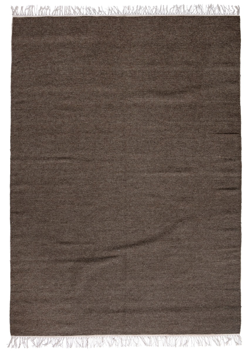 Dravik Brun 200x290 cm Ullmatta