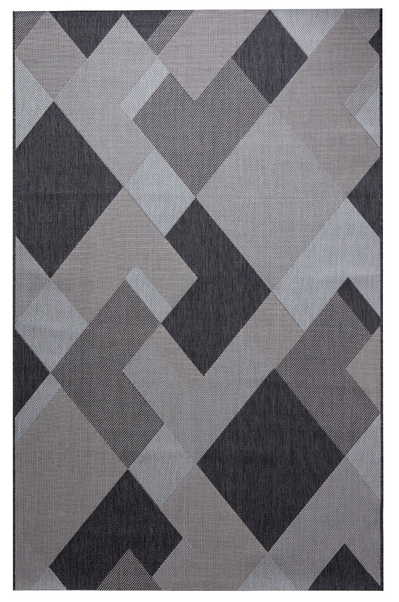 Vexora Svart 133x190 cm Inom- och Utomhusmatta