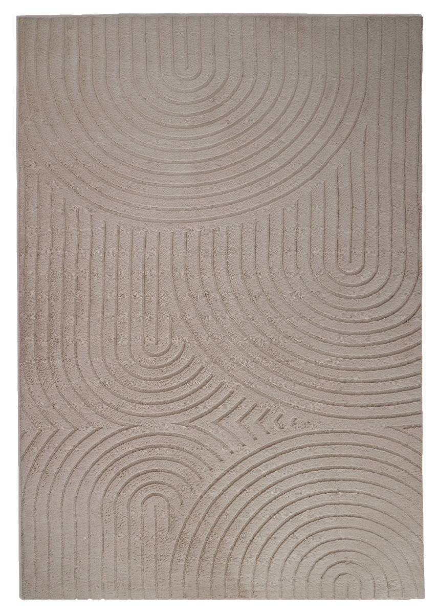 Rabbit Bene Taupe 200x290 cm Tvättbar Pälsmatta