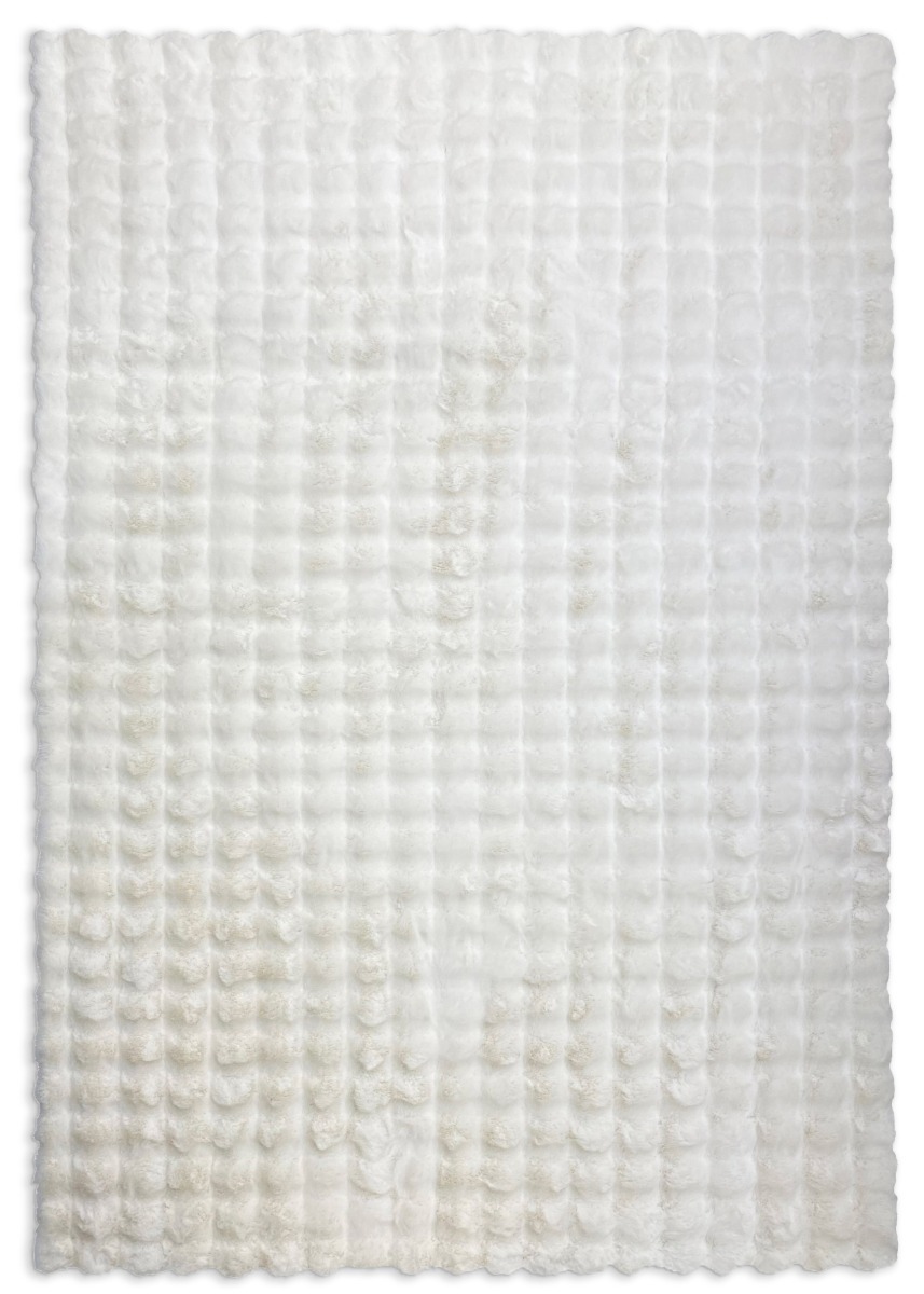 Rabbit Bubble Offwhite 140x200 cm Tvättbar Pälsmatta