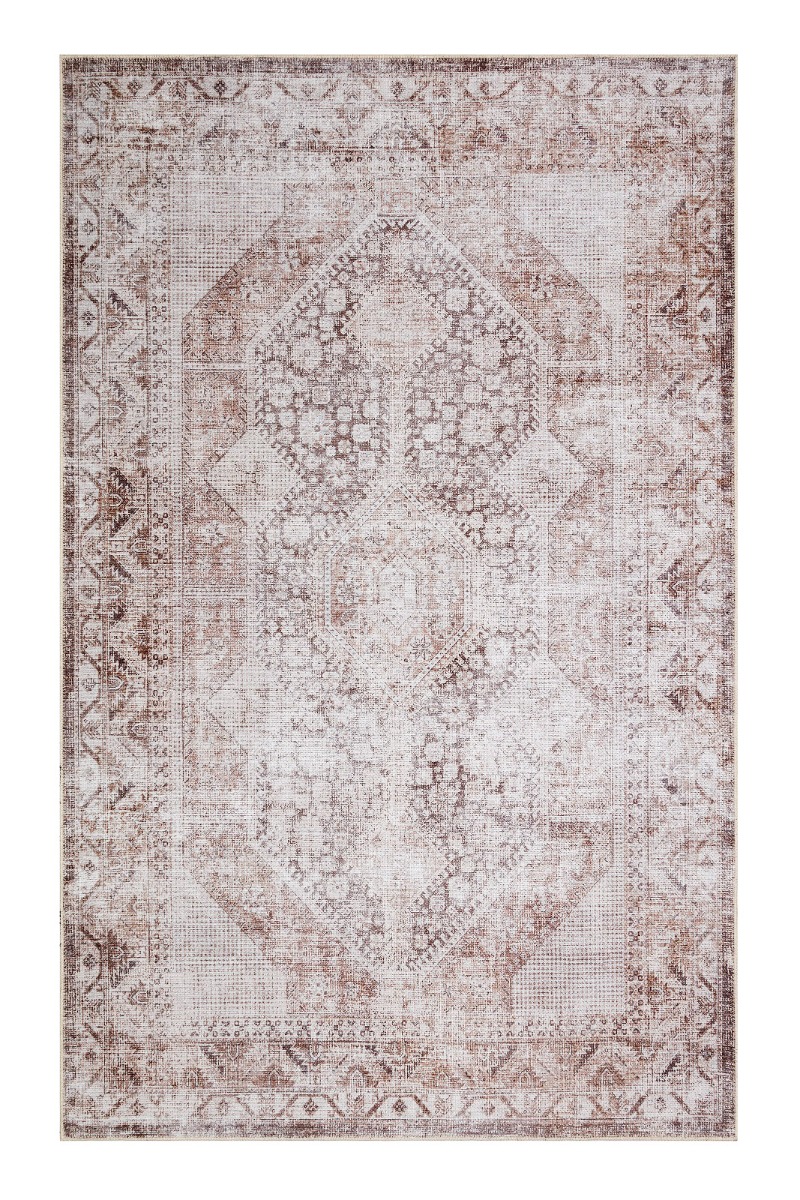 Ardalan Altara Kräm 160x230 cm Tvättbar Bomullsmatta