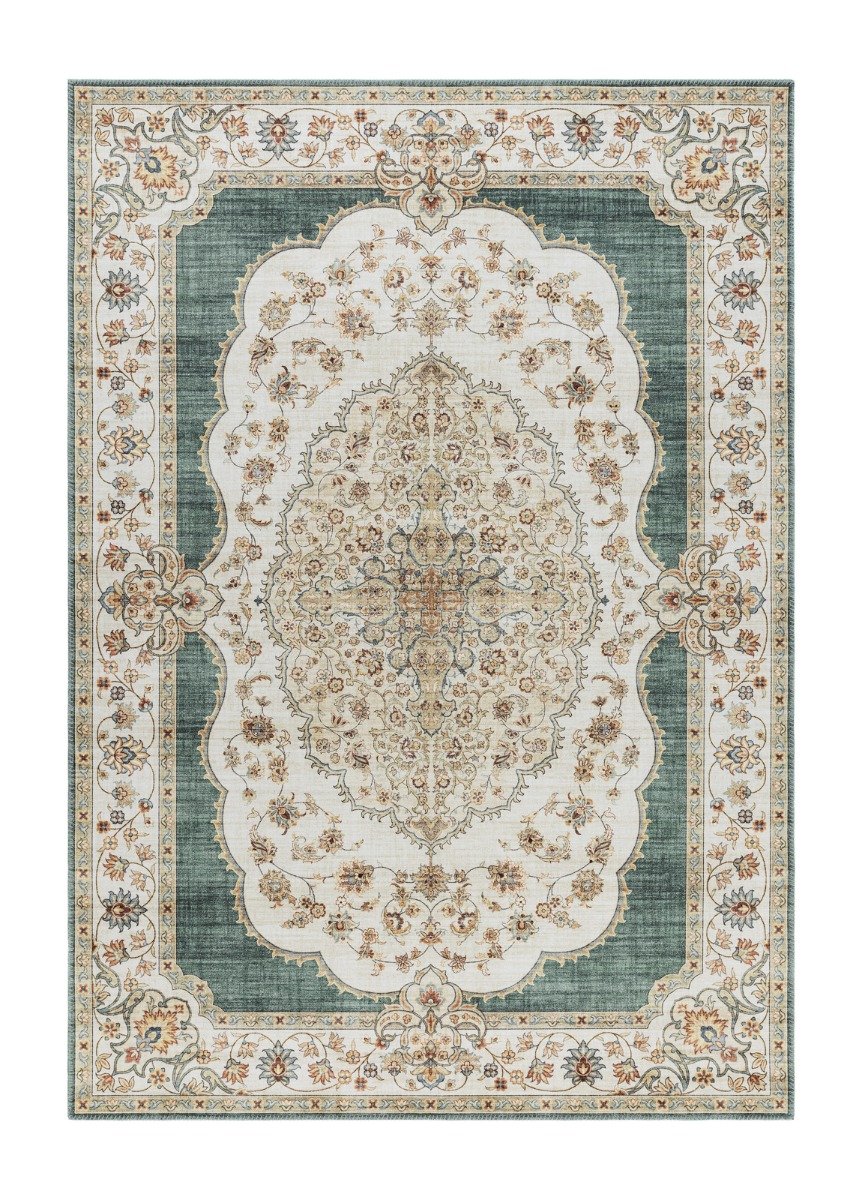 Mirande Thalvara Grön 300x400 cm Tvättbar Matta