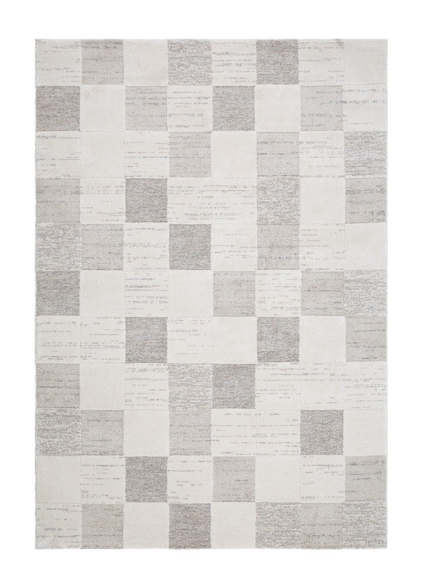 Elarra Draxen Grå/Vit 200x290 cm Modern Matta