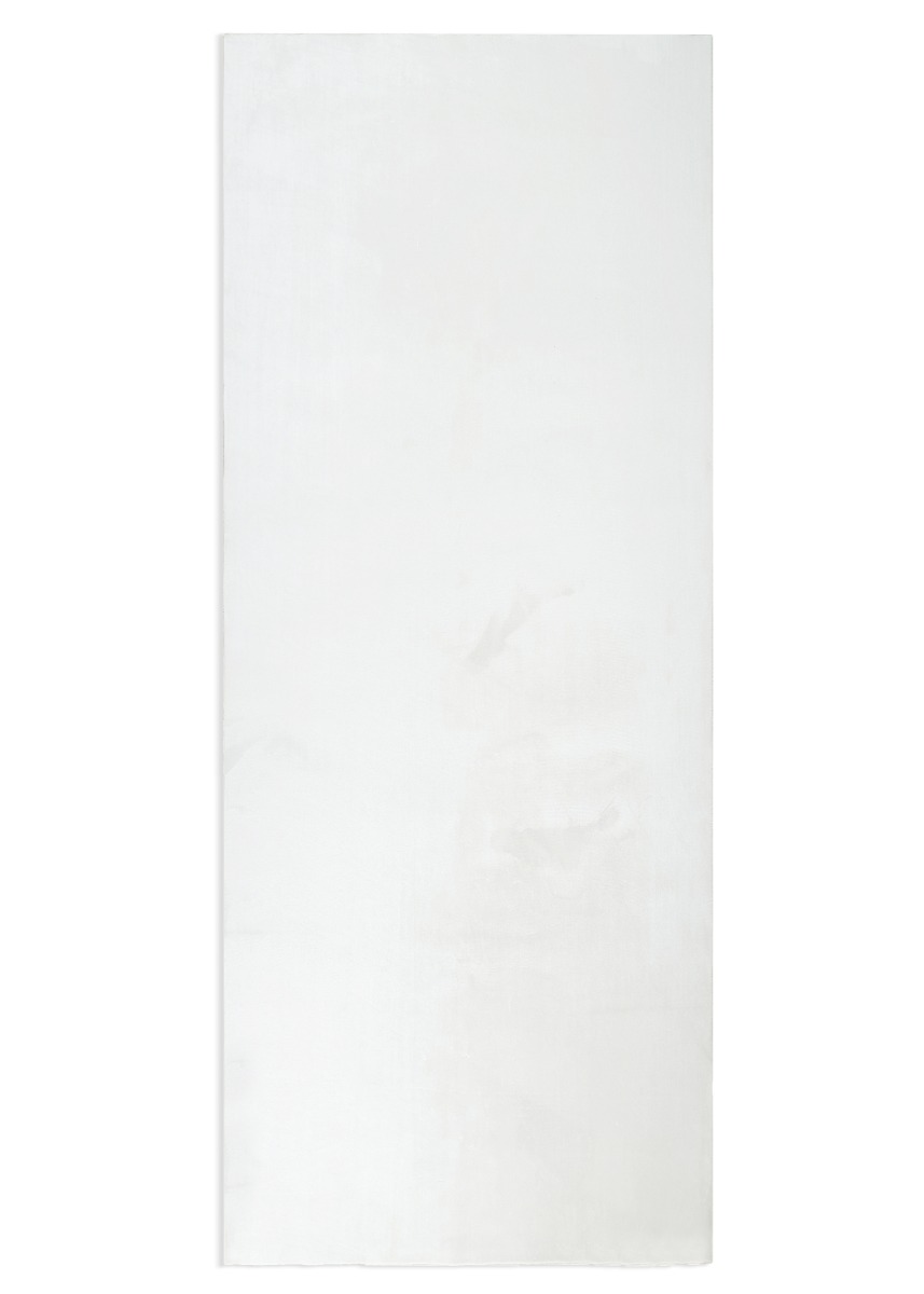 Glossy Offwhite 80x150 cm Mjuk Päls-look Matta