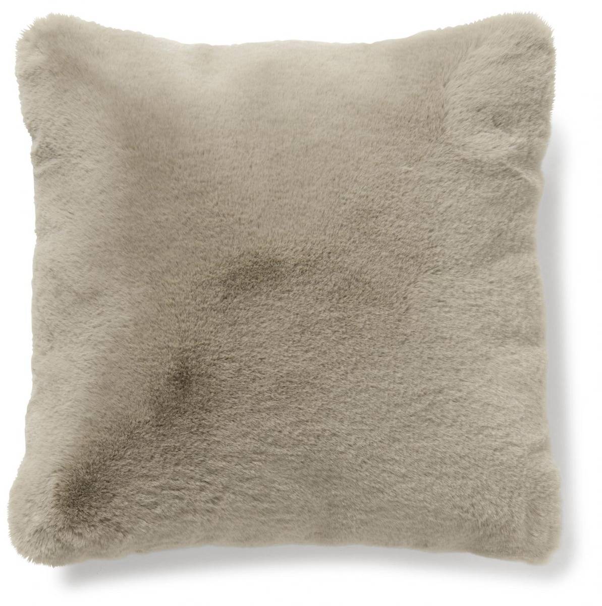 Fluffy Taupe Kudde 45x45 cm
