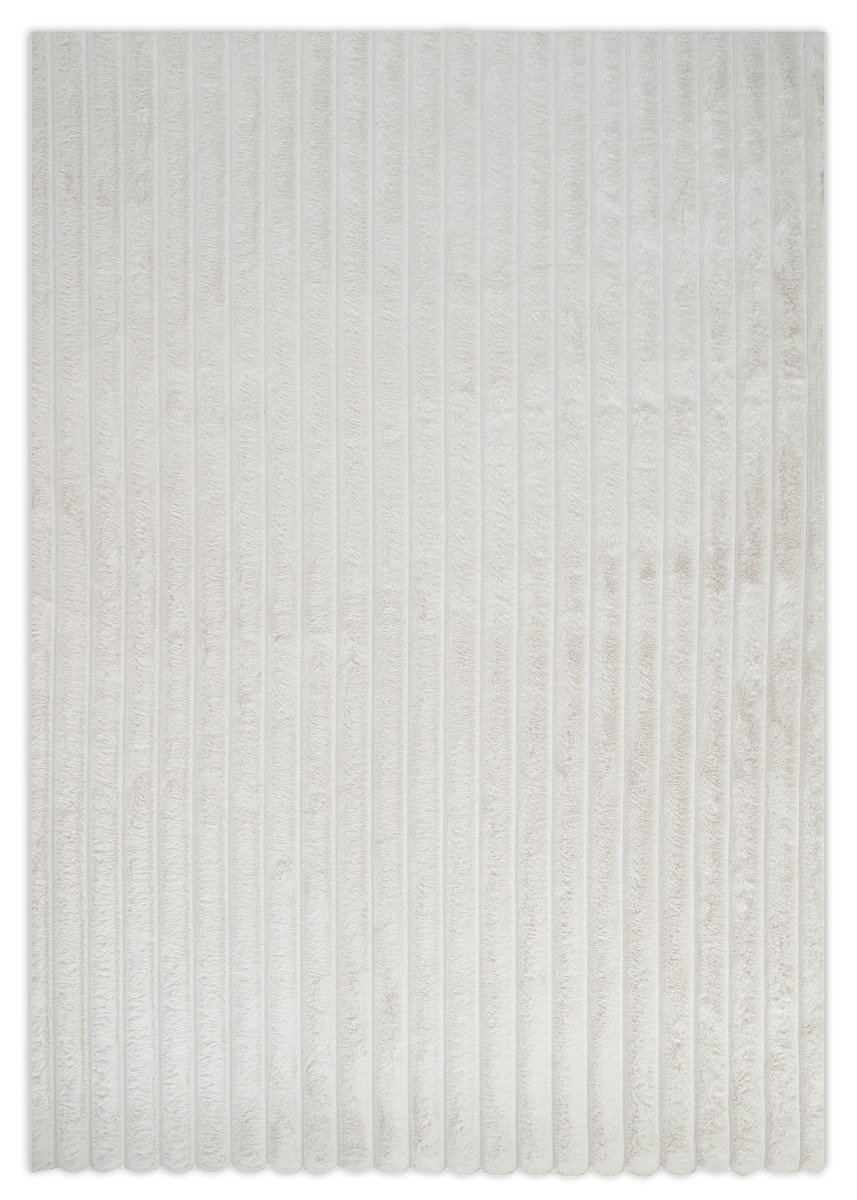 Rabbit Stripe Offwhite 200x290 cm Pälsmatta