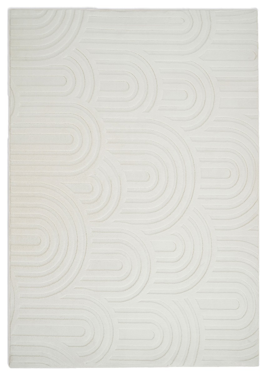 Fuzzy Soma Offwhite 200x290 cm Tvättbar Mjuk Ryamatta