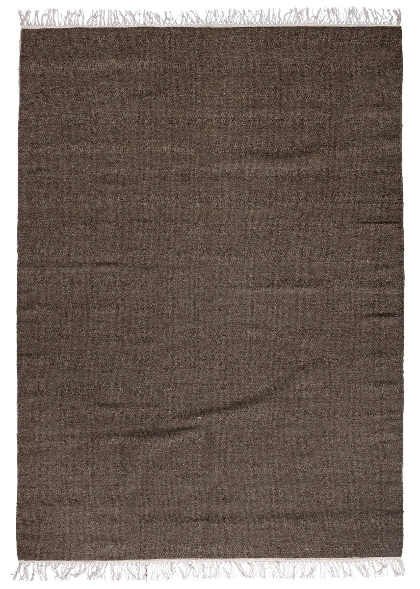 Dravik Brun 160x230 cm Ullmatta