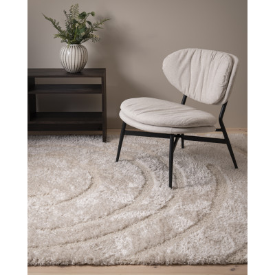 Geometric Record creme - ryamatta