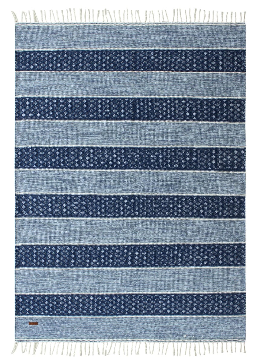 Loke Blå 133x190 cm Trasmatta