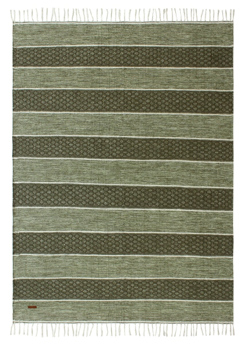Loke Grön 160x230 cm Trasmatta