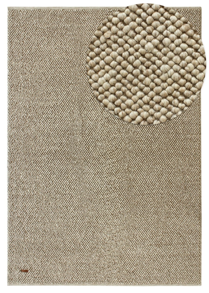 Haga Beige 200x290 cm Ullmatta