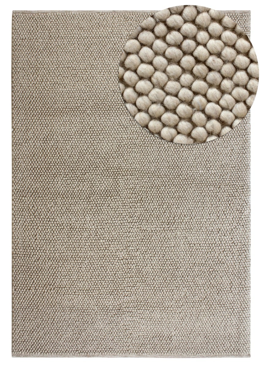 Maren Beige 240x340 cm Ullmatta