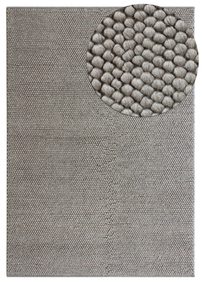 Maren Grå 160x230 cm Ullmatta