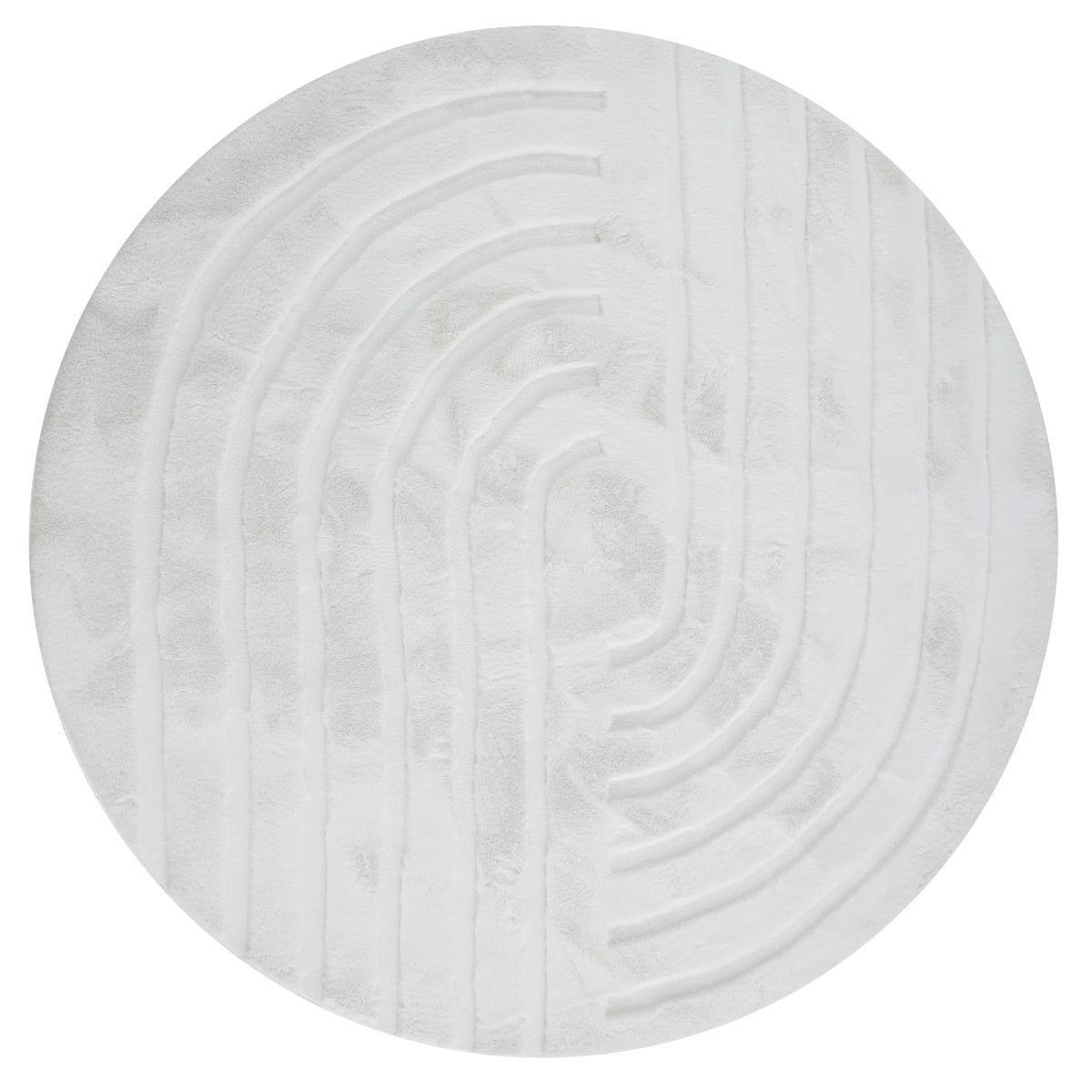 Rabbit Soho Offwhite Rund 160 cm Pälsmatta