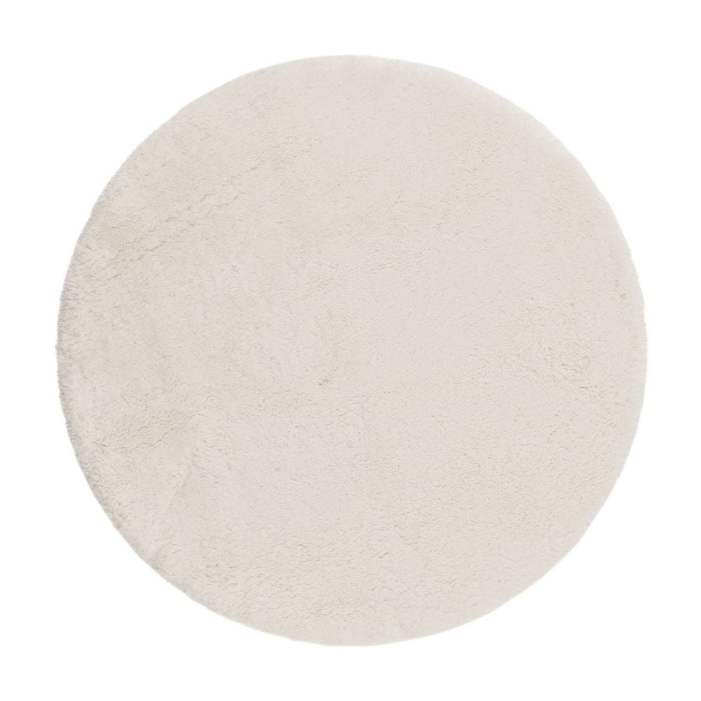 Lucid Creme Rund 160 cm Mjuk Ryamatta