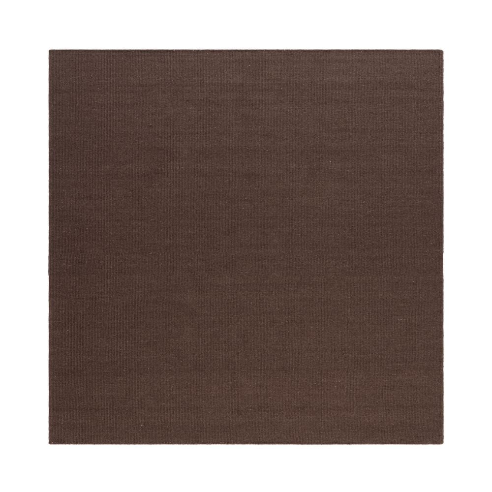 Arbo Choklad Kvadrat 300 cm Ullmatta