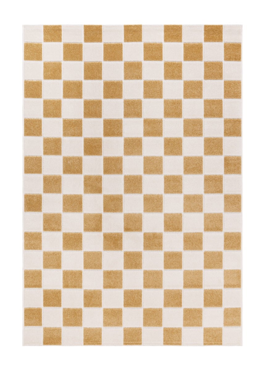 Santos Karo Gul 200x300 cm Inom- och Utomhusmatta