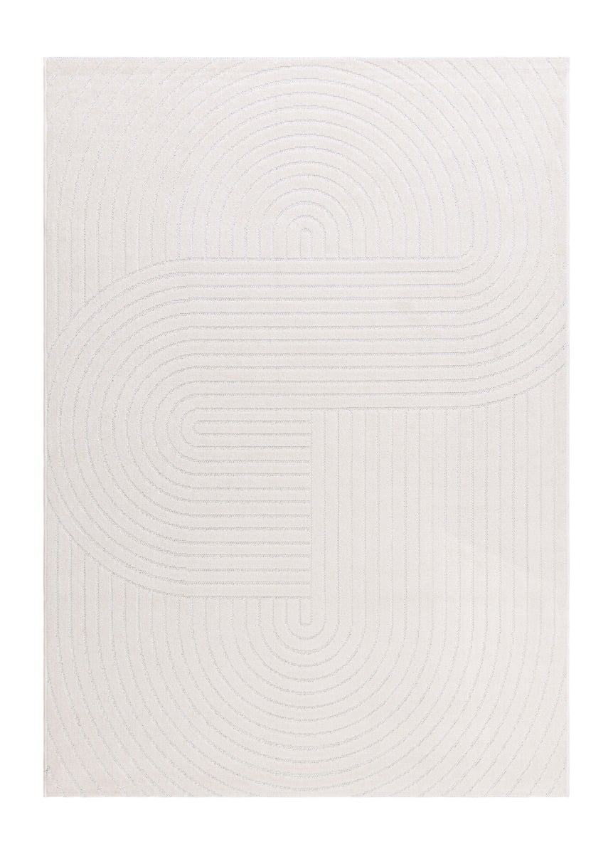 Santos Vorm Creme 160x230 cm Inom- och Utomhusmatta