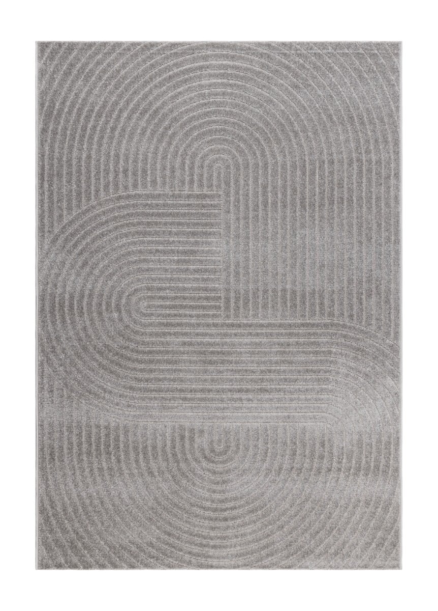 Santos Vorm Grå 200x300 cm Inom- och Utomhusmatta
