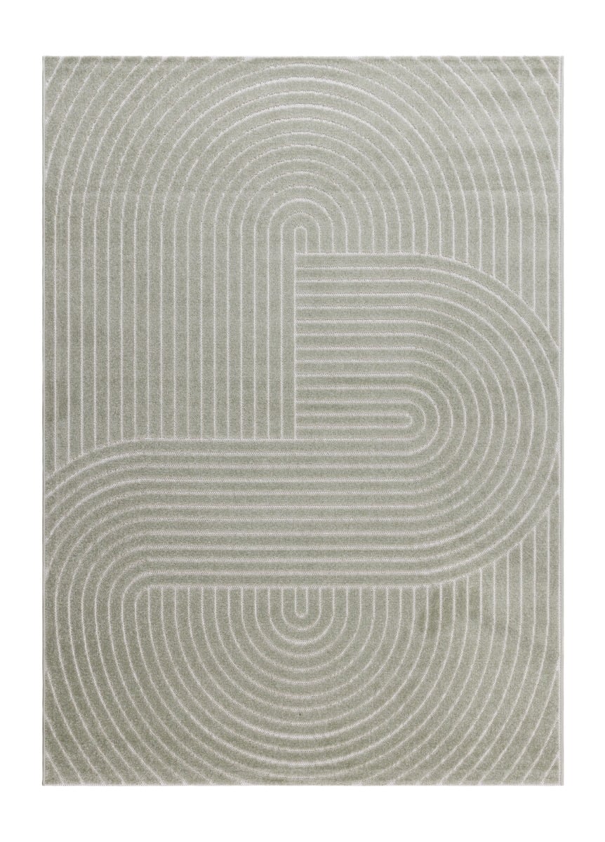 Santos Vorm Grön 240x340 cm Inom- och Utomhusmatta