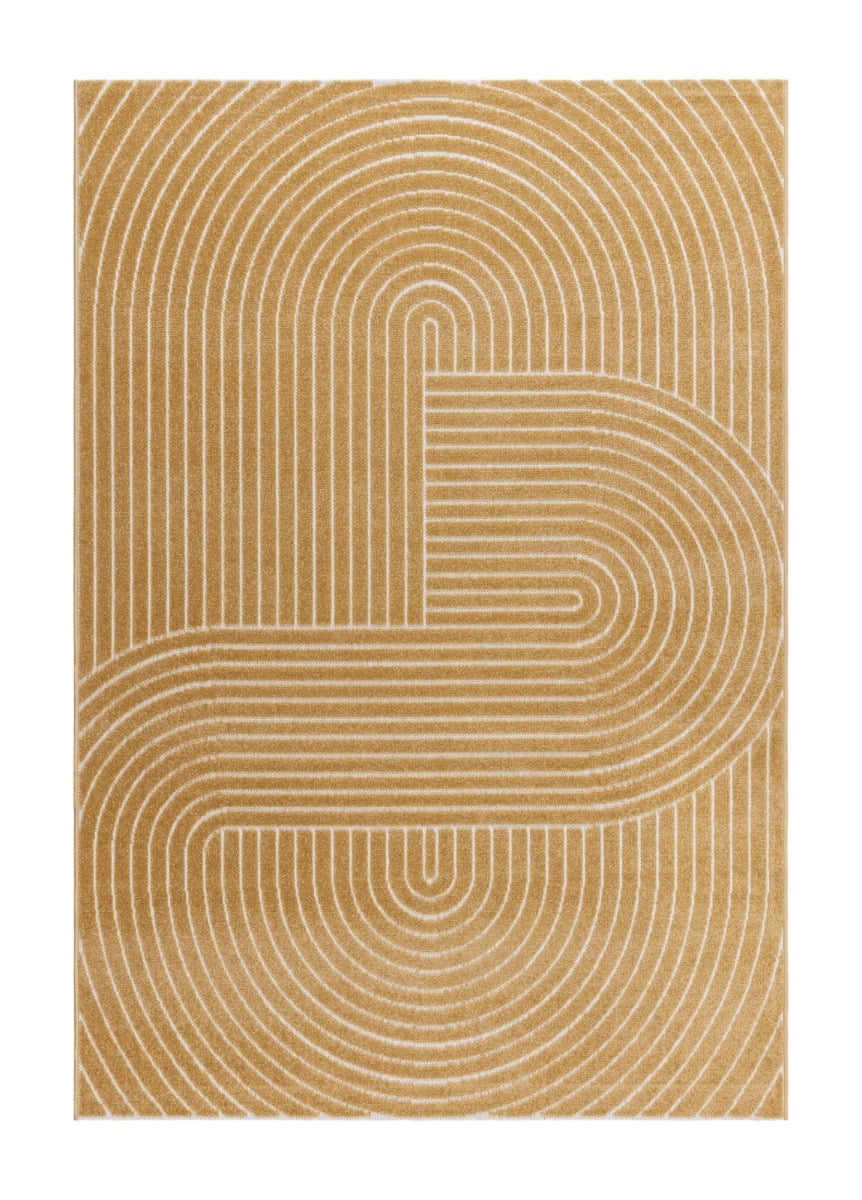 Santos Vorm Gul 240x340 cm Inom- och Utomhusmatta