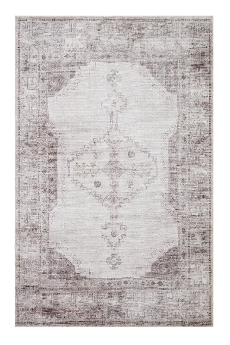 Verdun Lierre Creme 280x380 cm Tvättbar Bomullsmatta