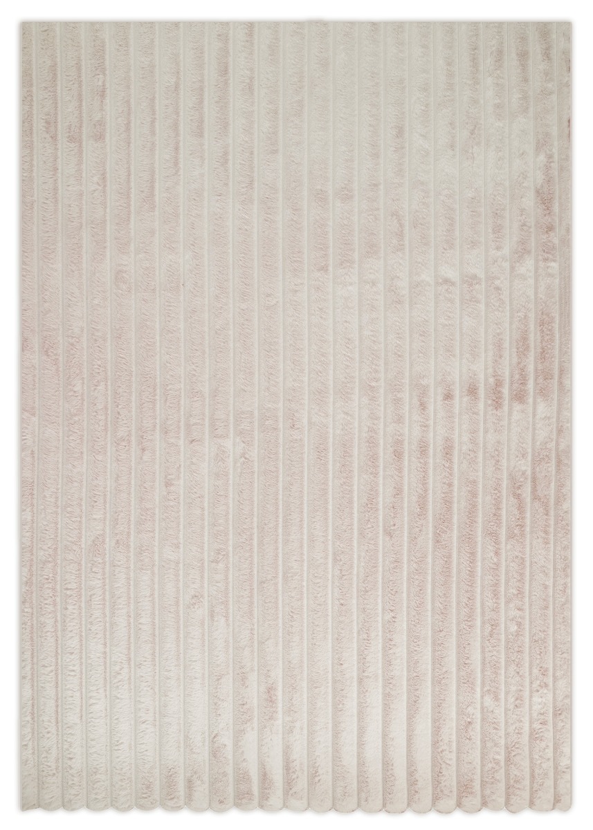 Rabbit Stripe Ljusbeige 200x290 cm Pälsmatta