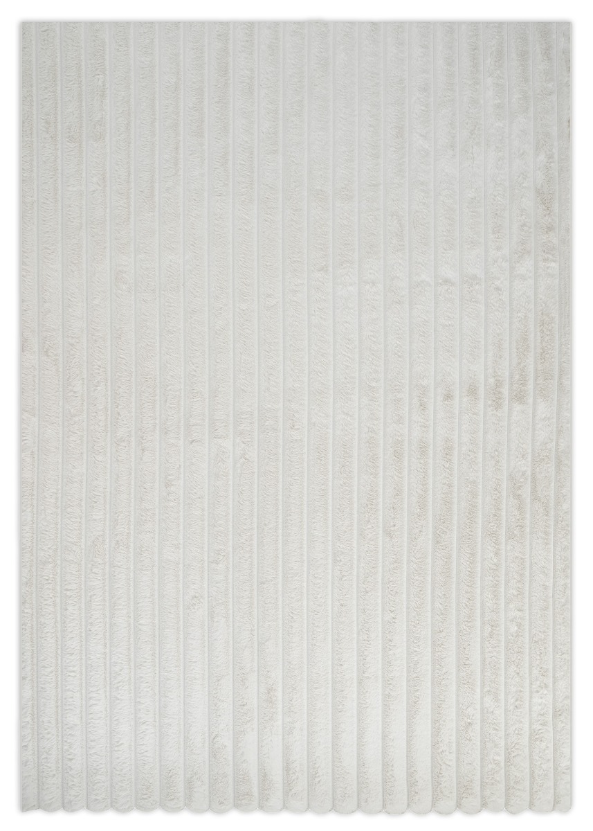 Rabbit Stripe Offwhite 200x290 cm Pälsmatta