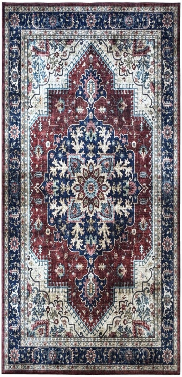 Martil Tao Röd 80x150 cm Tvättbar Matta
