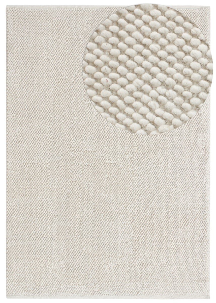 Haga Offwhite 240x340 cm Ullmatta
