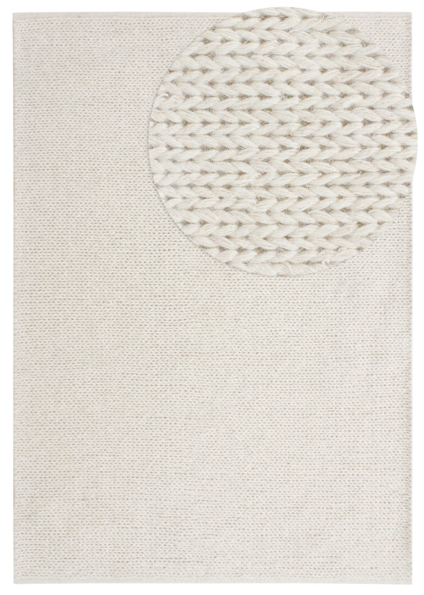 Mellby Offwhite 160x230 cm Ullmatta