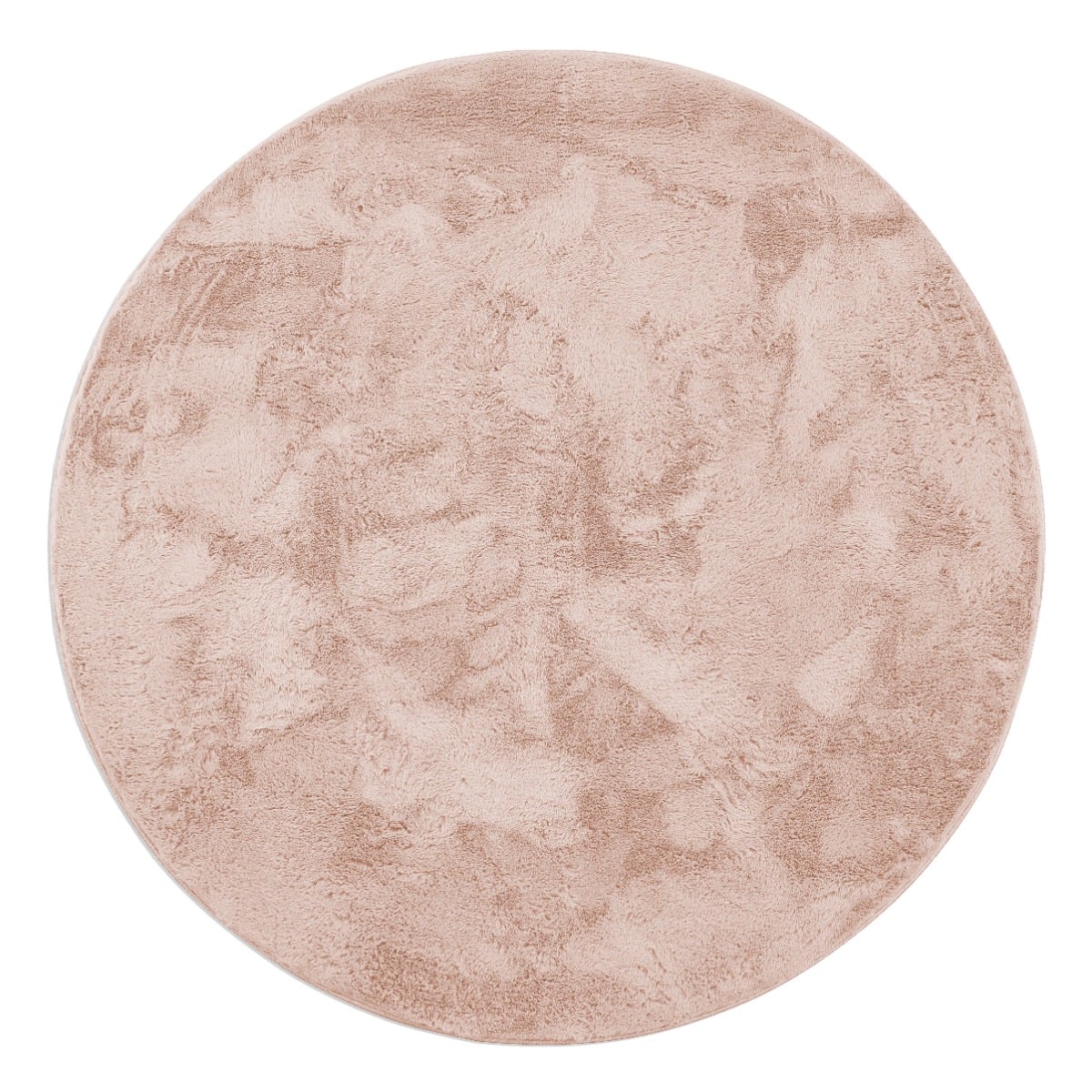 Rabbit Eco Rosa Rund 120 cm Pälsmatta