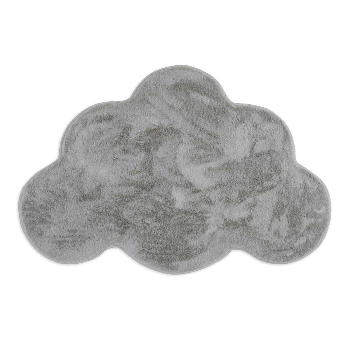 Rabbit Cloud Silver 80x120 cm Barnmatta Mjuk Päls-look