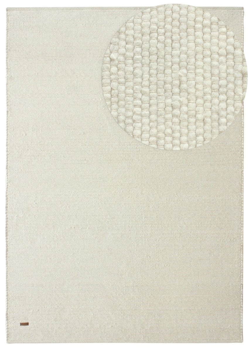 Heimdal Offwhite 240x340 cm Ullmatta