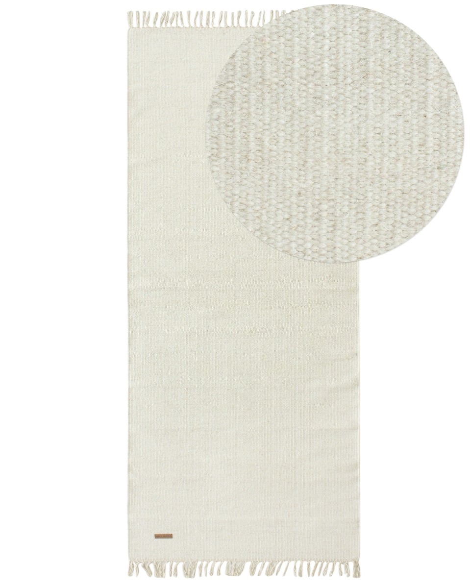 Dalen Offwhite 75x230 cm Ullmatta