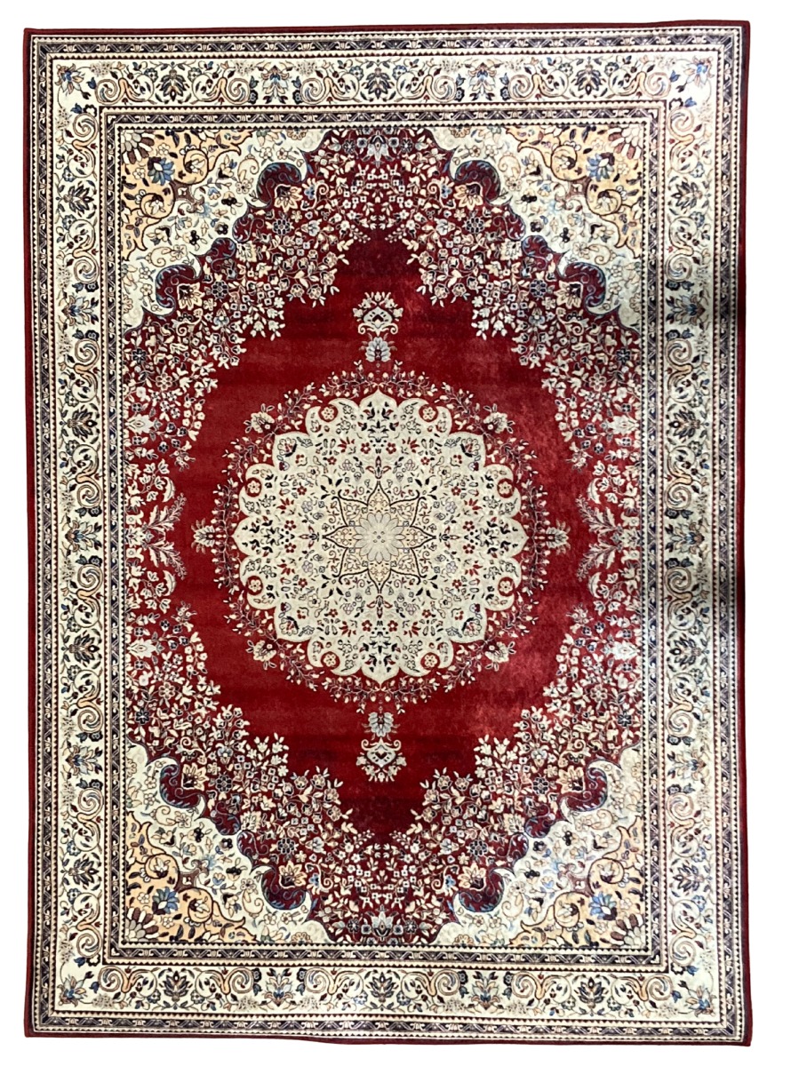 Villa Godthem Röd 133x190 cm Wiltonmatta