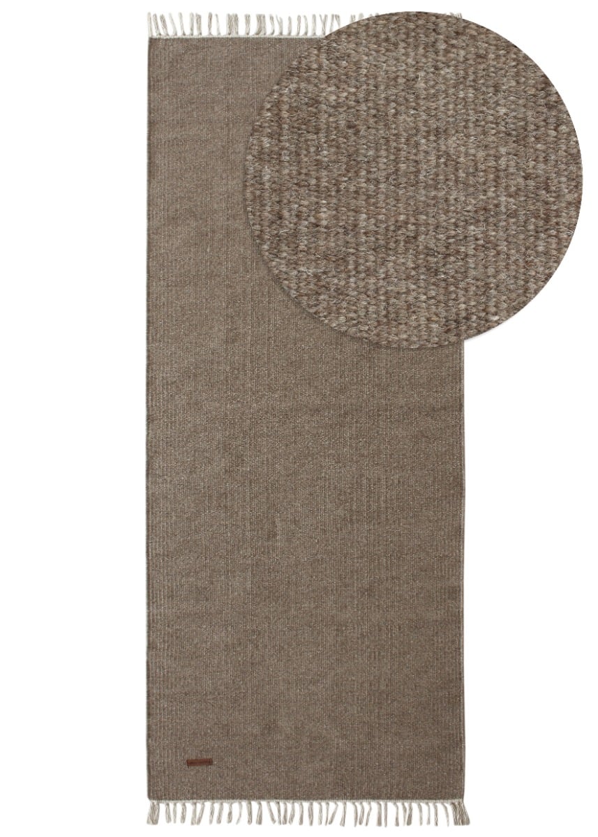 Dalen Brun 75x230 cm Ullmatta