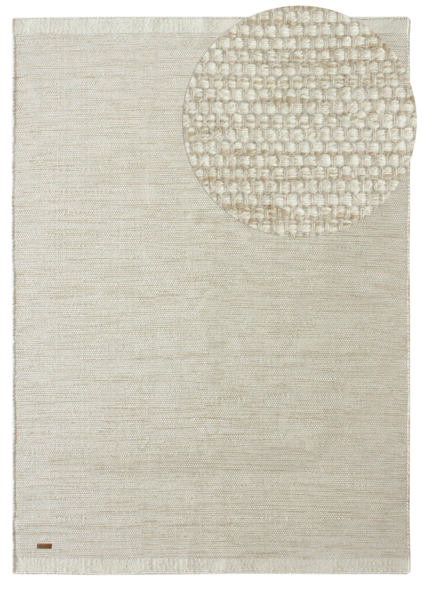 Norrsken Beige 280x380 cm Ullmatta