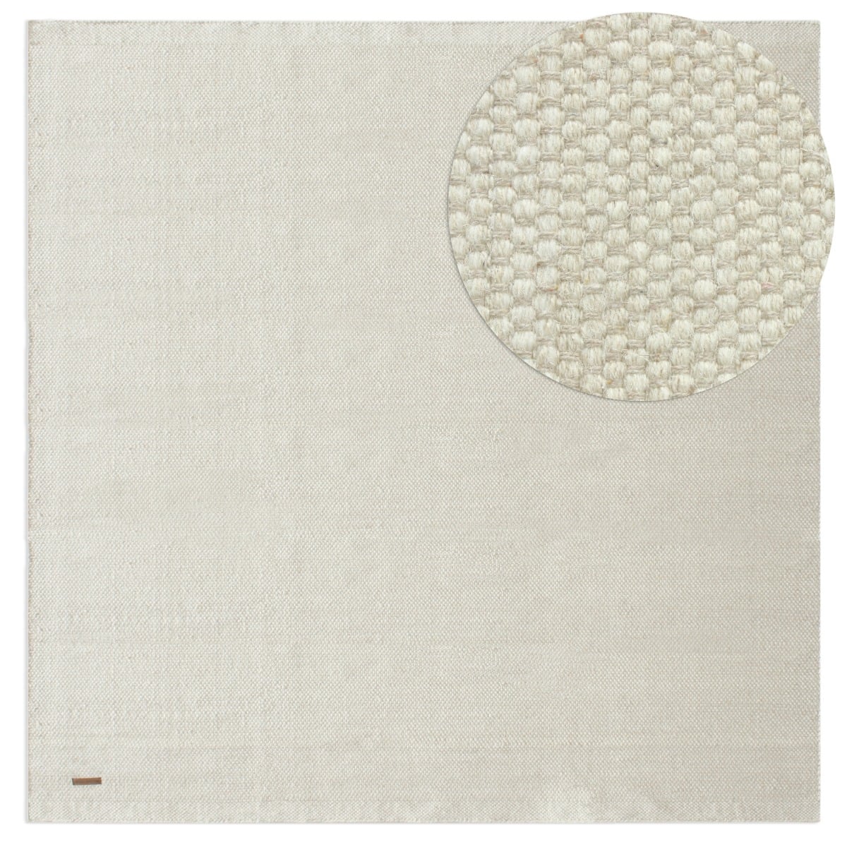 Norrsken Offwhite Kvadrat 300 cm Ullmatta