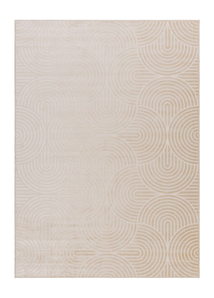 Giron Wave Sand 240x340 cm Konstsilkesmatta