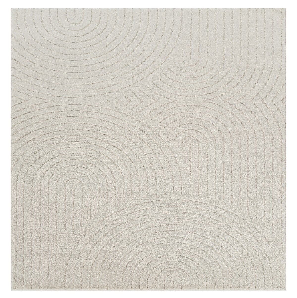 Zara Bene Offwhite Kvadrat 300 cm Wiltonmatta